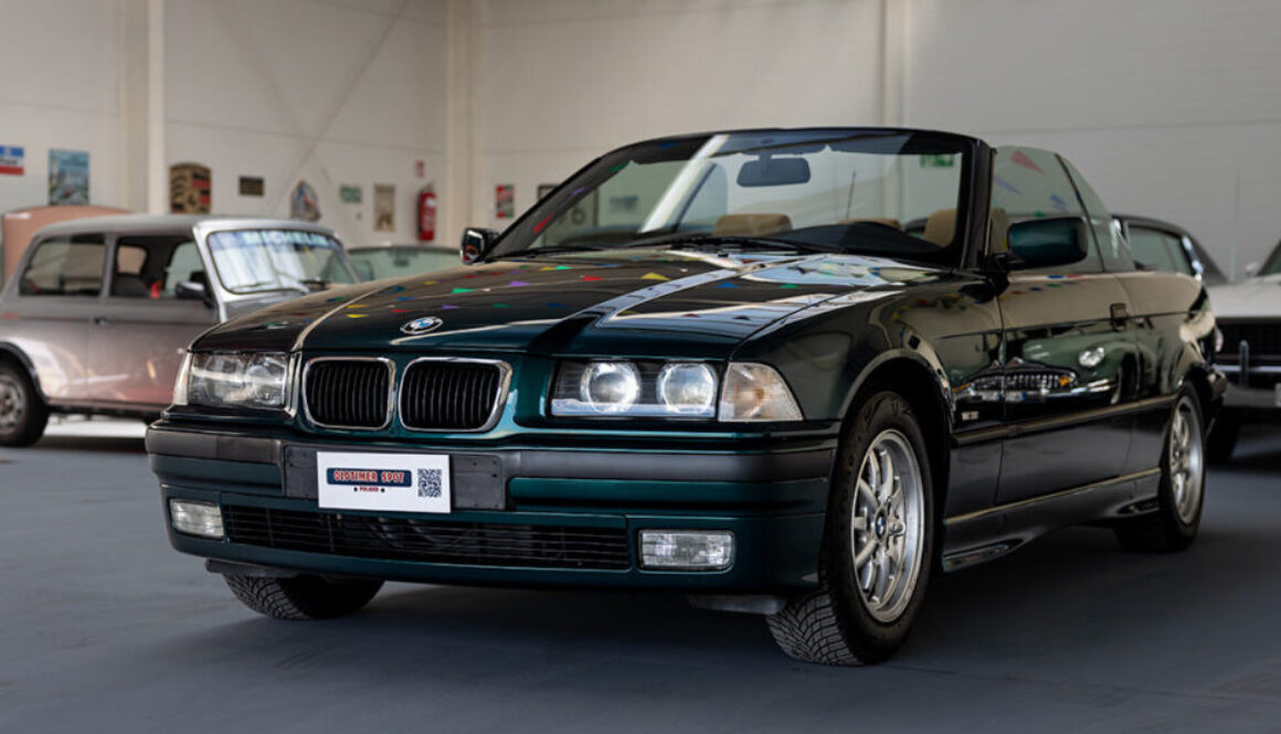 BMW 328i Cabrio 1998 - widok z przodu i lewego boku