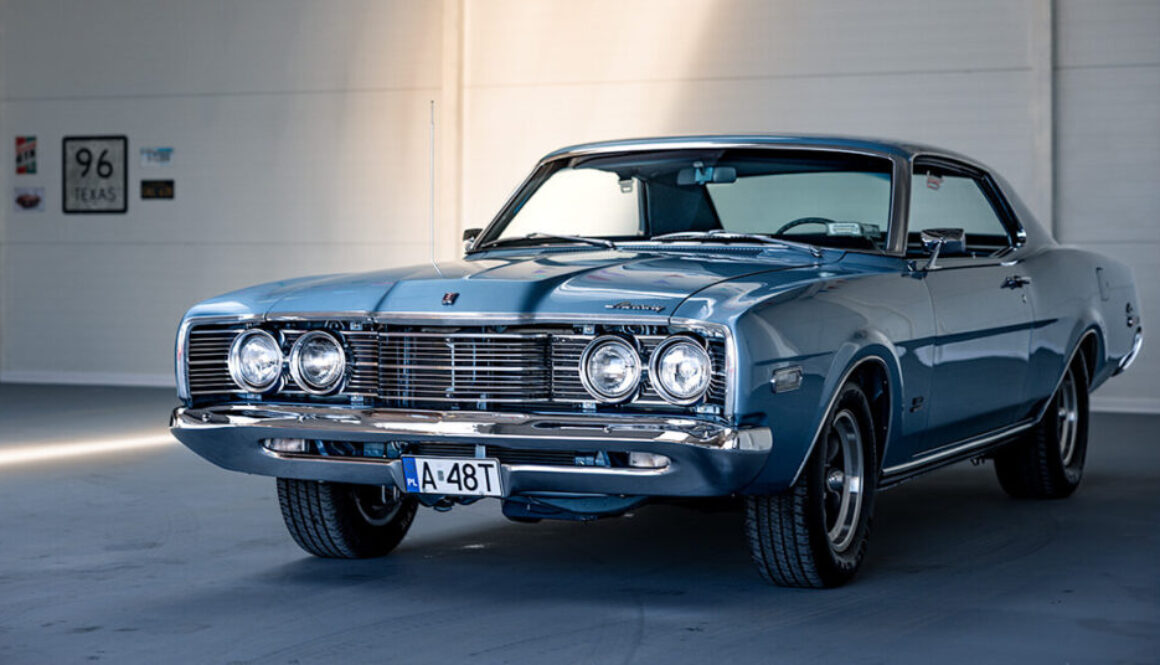 Mercury Comet Sports Coupe 1968 - widok z przodu i lewego boku